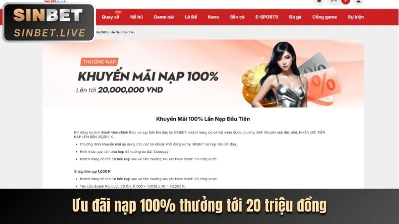 Thưởng Nạp Lại vnz6